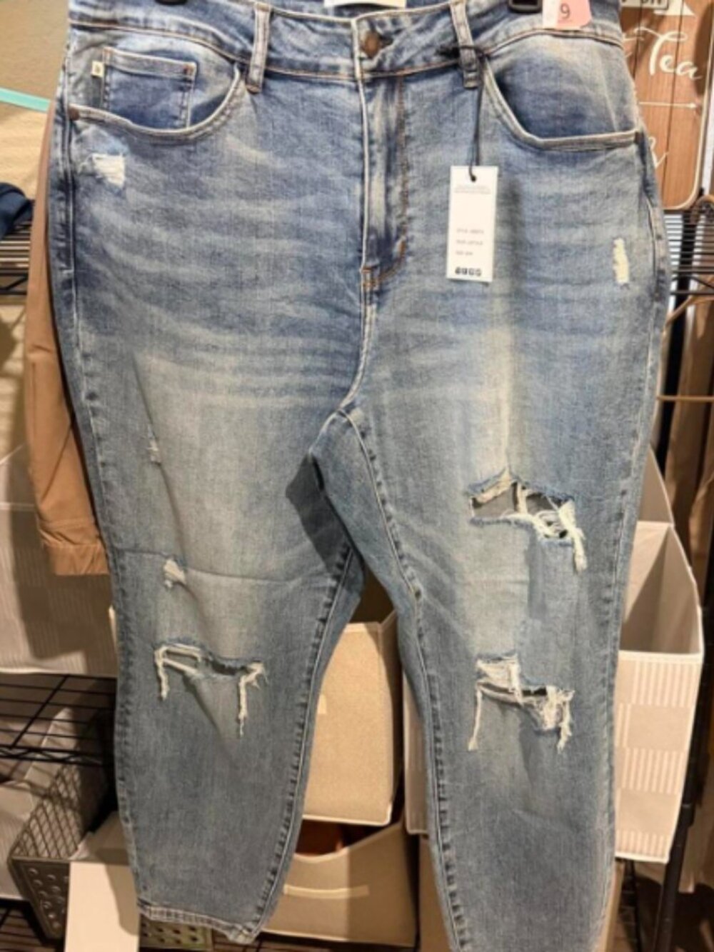 Judy Blue blue jeans,  #distressed